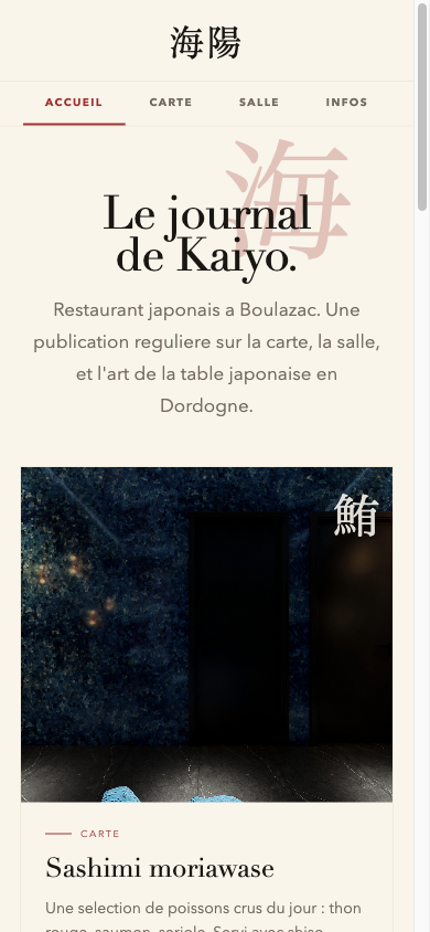 Apercu Kanji Journal